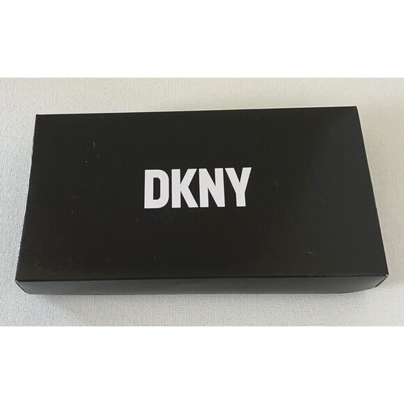 New DKNY Boxed Bryant Large Zip Around Continental Wallet Grey / Black - Picture 7 of 7